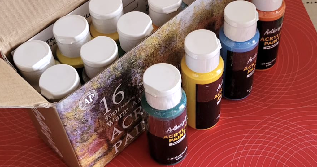 Acrylic Paint 24-Color Set Just $9.49 on Amazon (Regularly $19)