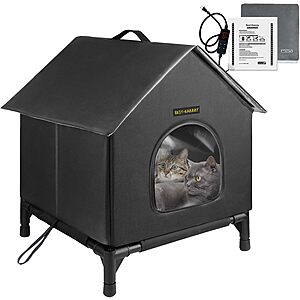 Rest-Eazzzy Waterproof Heated Cat House: Small $18.85 or Medium $23.25 + Free Shipping