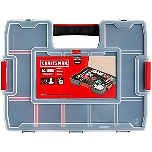 2-Pack 14-Compartment Craftsman Plastic Tool Organizer $15