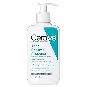 [SnS, AC] $8.30* | 8-Oz CeraVe Acne Control Cleanser w/ 2% Salicylic Acid at Amazon
