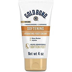 [SnS, AC] $3.95 | 4-Oz Gold Bond Softening Foot Cream at Amazon