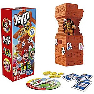 Hasbro Jenga: Super Mario Edition Game $12.50