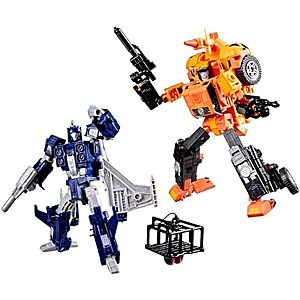 $48.49 | Transformers Age of The Primes Wreck 'n Doom Collection 2-Pack, 7.5-Inch Autobot Sandstorm and 5.5-Inch Slugslinger Action Figures (Amazon Exclusive) at Amazon