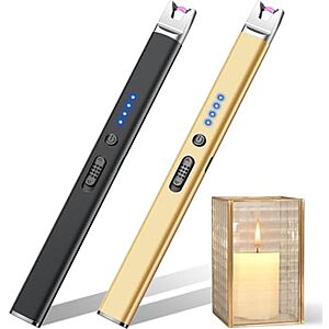 $6.99* | 2-Pack LcFun USB Rechargeable Plasma Arc Lighter (Various Colors) at Amazon