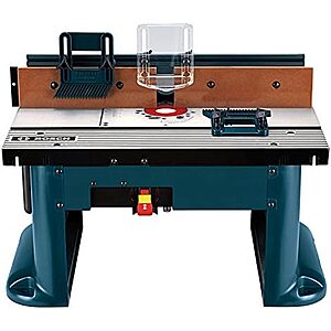 $182* | 27" x 18" Bosch 15-Amp Adjustable MDF Router Table at Amazon