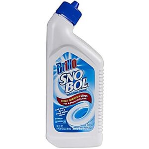 $2.78 | 24-Oz Brillo SnoBol Extra Strength Toilet Bowl Cleaner at Amazon