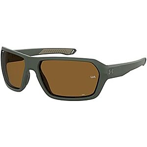 $39.99* | Under Armour Recon Square Polarized Sunglasses (Baroque Green w/ Brown Lenses) at Amazon
