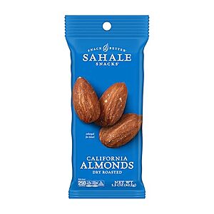 [SnS, AC] $15.74 | 18-Pack 1.5-Oz Sahale Snacks California Dry Roasted Almonds at Amazon (87.4￠ each)
