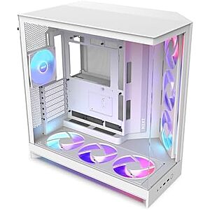 $229.99 | NZXT H9 Flow RGB+ (2025) – Dual-Chamber ATX Mid-Tower Airflow PC Case – 7 RGB Fans at Amazon