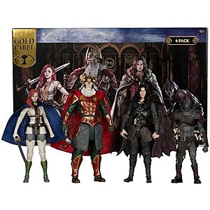 $9.88* | 4-Pk McFarlane Toys The Lord of Rings: The War of The Rohirrim 4" Action Figures at Amazon