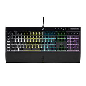 [Lightning Deal] $39.99 | Corsair K55 RGB PRO Membrane Wired Gaming Keyboard at Amazon