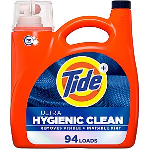 132-Oz Tide Ultra Hygienic Clean Liquid Laundry Detergent (Original, 94 Loads) 4 for $44.49 w/ Subscribe & Save + Free Shipping