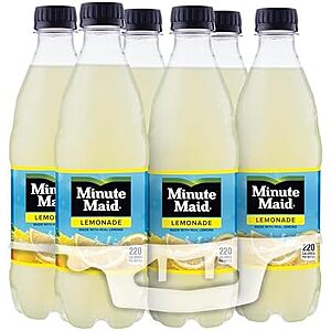 6-Pack 16.9-Oz Minute Maid Lemonade Made w/ Real Lemons $3.84 w/ S&S + Free Shipping w/ Prime or on orders over $35