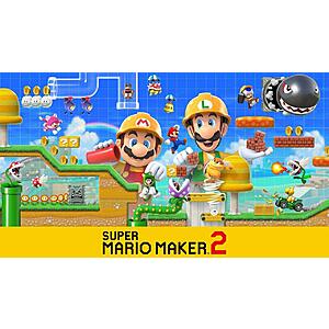 Super Mario Maker 2 (Nintendo Switch Digital Code) $39.88