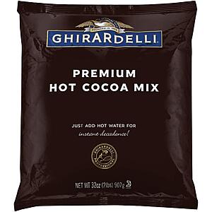 Ghirardelli Chocolate Premium Indulgence Hot Cocoa Mix, 32 Ounce Package~$14.53 With S&S @ Amazon
