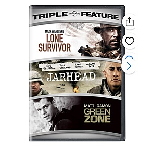 Lone Survivor / Jarhead / Green Zone (DVD) $7.36 Walmart.com