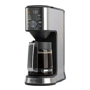Mr. Coffee Perfect Brew, Intelligent Coffee Maker, Cold Brew Maker & Tea Brewer $79.35 + Free Shipping