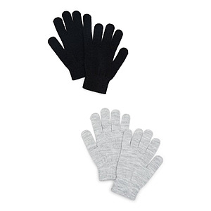 $2*:2-Pack No Boundaries Women's Knit Gloves One Size(Various Colors) at Walmart.com