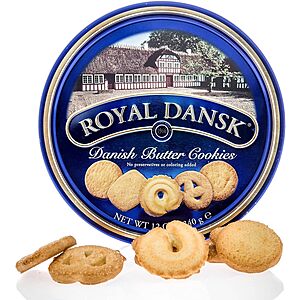 [YMMV]12-Ounce Royal Dansk Sewing Tin w/ Danish Butter Cookies $2.54 w/ S&S + Free Shipping w/ Prime or on $35+