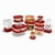 Rubbermaid EasyFindLids Vented Food Storage Containers, Set of 21 (42 Pieces Total), Racer Red $14.98