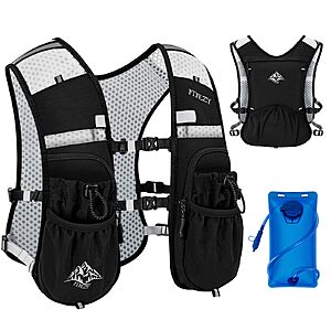 Running Hydration Vest w/ 12 Pockets & 2L Water Bladder (Various) $17.81 + Free Shipping w/ Prime or on $35+