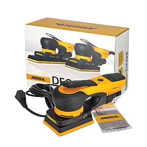 Mirka DEOS Electric Handheld Sander - Compact 3"x4" Orbital Sander with 3mm Orbit, Brushless $494