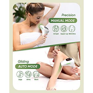 (Prime price)XSOUL At-Home IPL Hair Removal 999,999 Flashes Painless Hair Remover $59.99