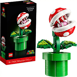 540-Piece LEGO Super Mario Piranha Plant Building Kit  $41.99 + Free Shipping