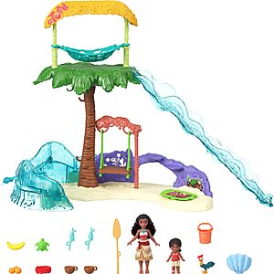 Disney Moana’s Island Adventure Playset with Moana & Simea Small Dolls & Accessories $10.04 + FSSS!