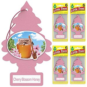 24-Pack Little Trees Hanging Tree Cherry Blossom Honey Car Air Freshener $7.34 w/ S&S + FS!