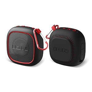 2-Pack Ion Audio Magnet Rocker Portable Water Resistant Bluetooth Speaker (Black, iSP153) $29.99 + Free Shipping