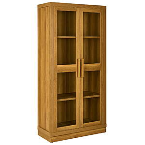 72" Better Homes & Gardens Ezra Glass Door Storage Cabinet (various finishes) From $148 + Free S/H