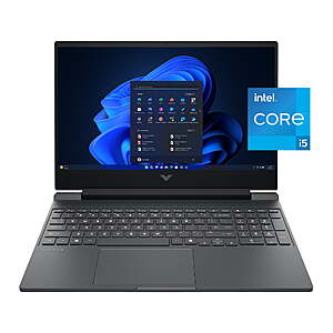 $649.00: HP Victus 15.6 inch FHD 144Hz IPS Win 11 Gaming Laptop Intel Core i5-13420H 16GB RAM 512GB SSD RTX 4050 Mica Silver