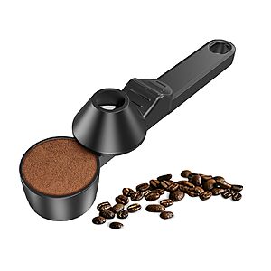 [Prime] Coffee Scoop & Funnel for Reusable K Cup Refillable Coffee Pods (Black) $4.24 + Free Shipping