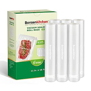 6-ct of 11"x16" Bonsenkitchen Vacuum Sealer Bags $10.50 @ Amazon