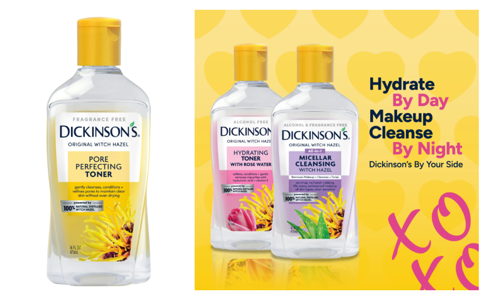Dickinson’s With Hazel Toner or Micellar Water only $2.84 at Walmart (reg. $5.84) | Just Use Your Phone {Ibotta}