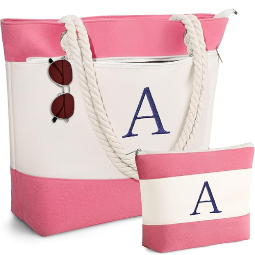 Amazon Beach Bags on Sale! Large Personalized Beach Bag $10.99 (reg $29.99)!