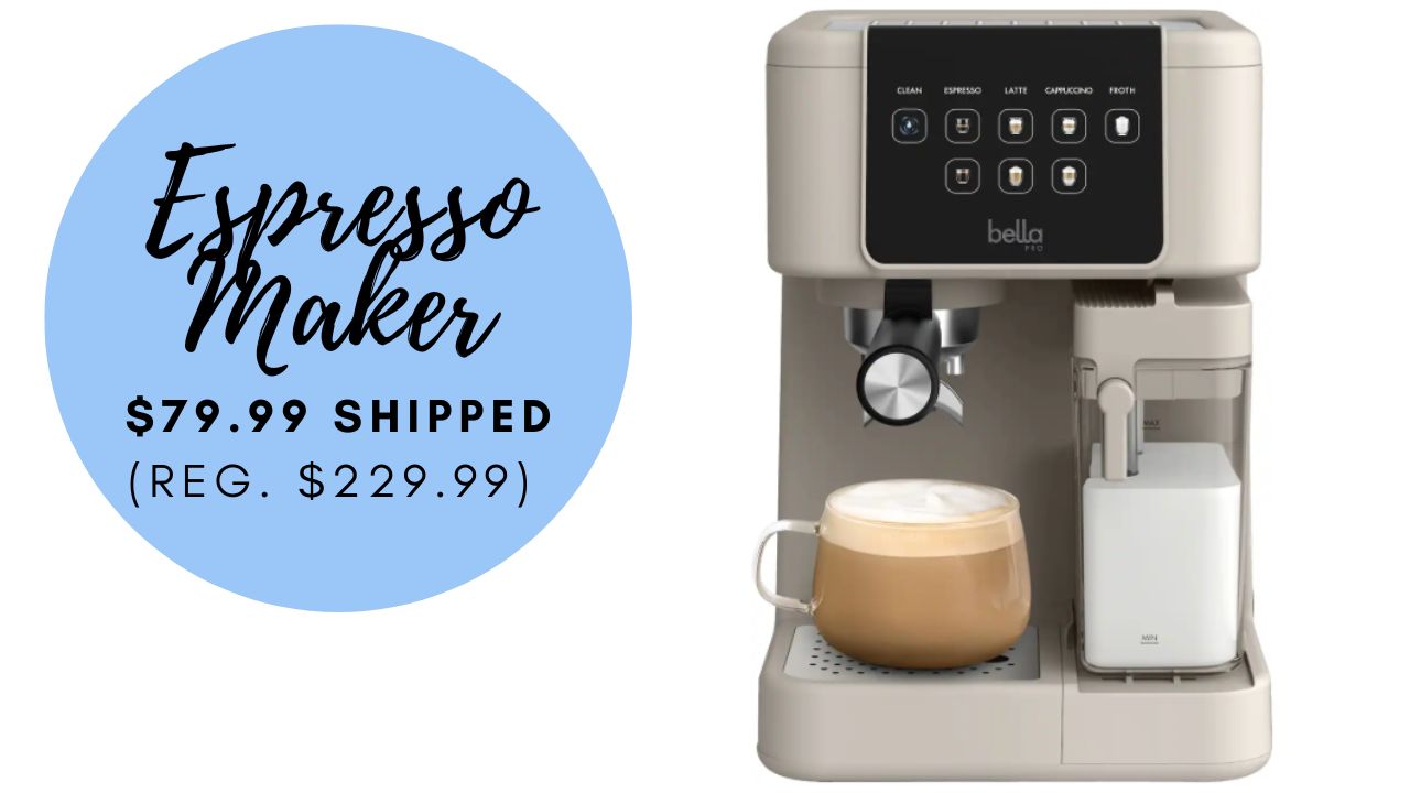 Best Buy | Bella Pro Espresso Maker $79.99 (Reg. $230) – Today Only