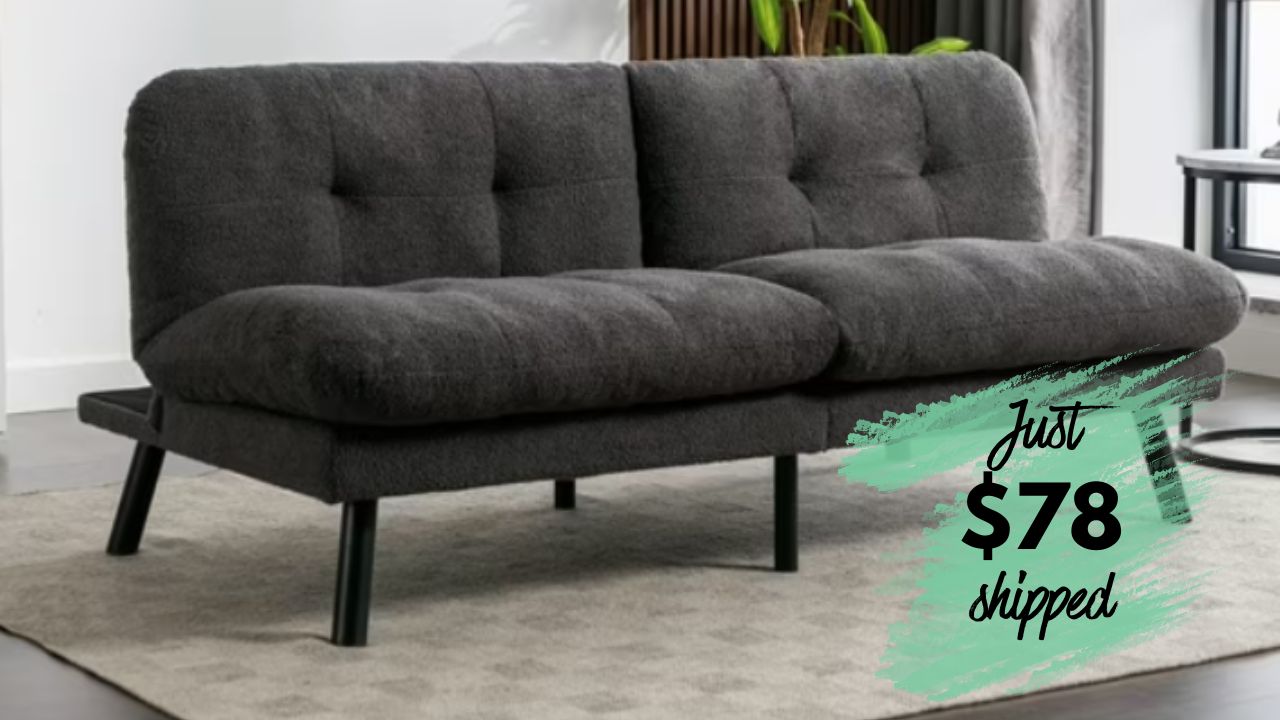 Walmart Deal | Clearance Futon Just $78 Shipped (Reg. $142)
