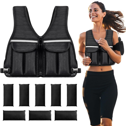 🔥HOT Deal! Adjustable Weighted Vest JUST $6.49! Adjusts up to 10 lbs!